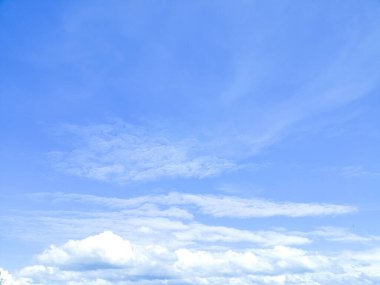 Doğa arka plan mavi gökyüzünde bulutlar,