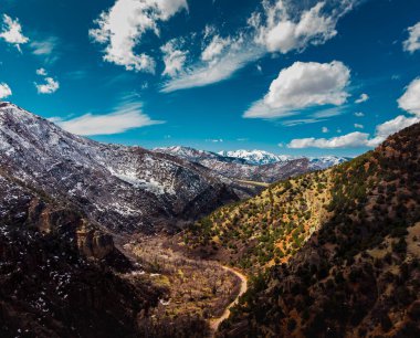 Colorado 'nun karla kaplı sıradağları