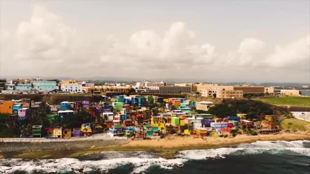 Beachfront Properties San Juan Puerto Rico — Stock Video