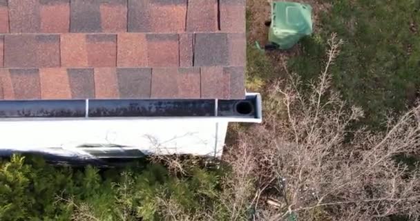 Drone Roof Inspection Residential Home — Vídeo de Stock