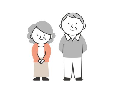 Üst düzey çift ayakta yan yana