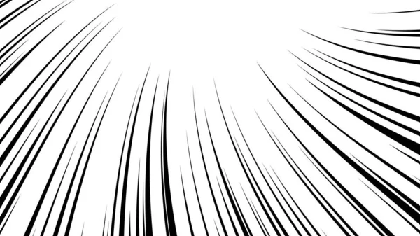 Чорна Лінія Концентрації Фокусом Зверху Прямокутний Фон Ілюстрації Матеріал Мультиплікаційними — стоковий вектор