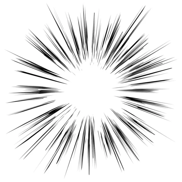 Monochromatický Výbuch Čtvercové Pozadí Ilustrační Materiál Kresleným Kresleným Efektem — Stockový vektor