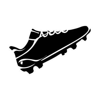 Siyah çizmelerin illüstrasyon tasarımı