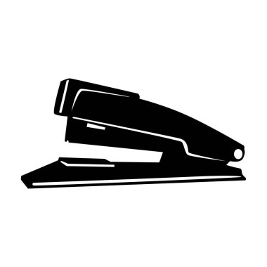 staples design silhouette illustration in black color on white background