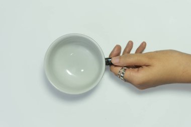 Seramik kahve fincanı Boş Kamera Elde