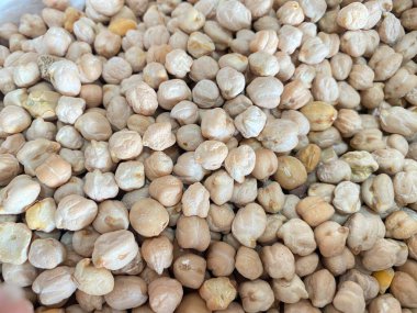 Nohut tohumu veya garbanzo fasulyesi arkaplan dokusu, daha fazla