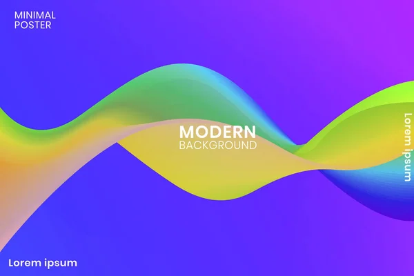 Modern tasarım 3d akış şekli.