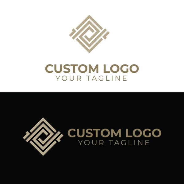 özel logo vektör illüstrasyonu