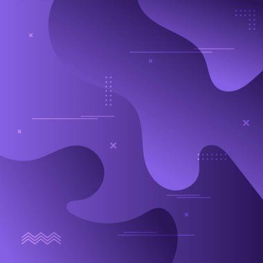 Gradient Purple Modern wave background vector illustration