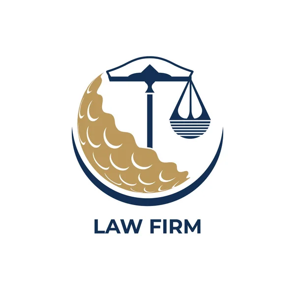 Векторное Изображение Логотипа Юридической Фирмы — стоковый вектор