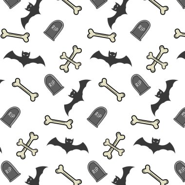 Kusursuz Cadılar Bayramı şablonu. Cadılar Bayramı partisinin temsilcisi. Duvar kağıdı, tekstil, baskı deseni.