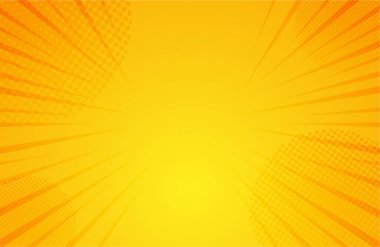 Sarı renkli çizgi film arkaplanı