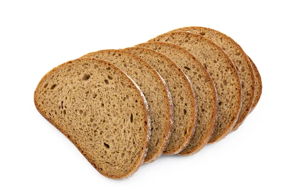 Beyaz Arkaplanda Toptan Ekmek — Stok fotoğraf