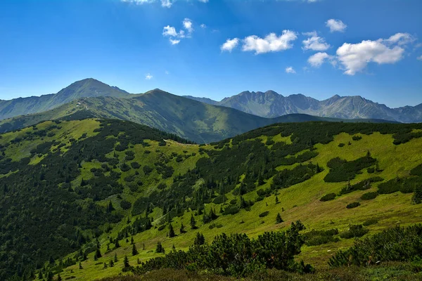 Tatra Blick Von Grze Nach Rako Und Woowiec — Stockfoto