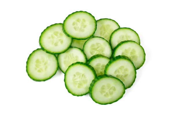 stock image cucumber on a white background