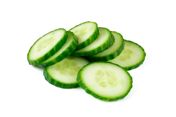 Stock image cucumber on a white background