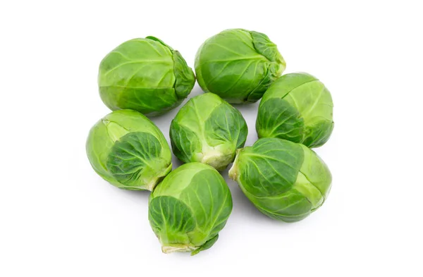 Brussels Sprouts White Background Stock Picture