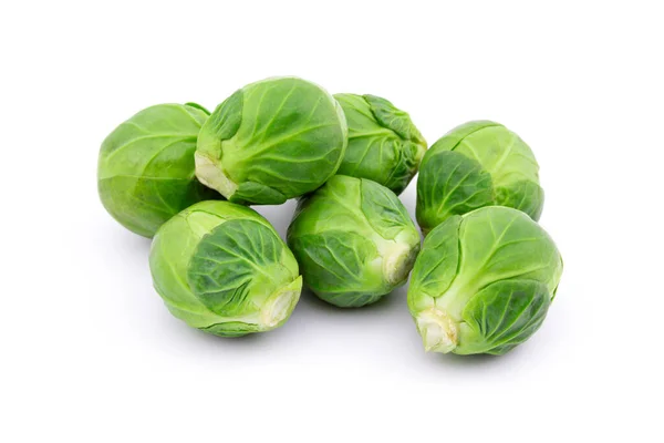Brussels Sprouts White Background Stock Image