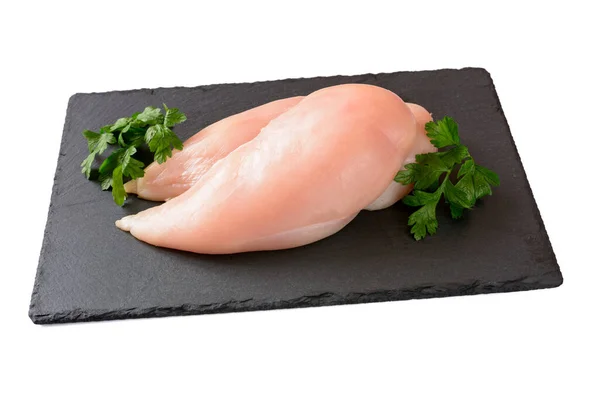 Chicken Fillet White Background — Stock Photo, Image