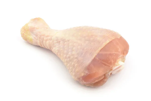 Πόδι Κοτόπουλου Λευκό Φόντο — Φωτογραφία Αρχείου