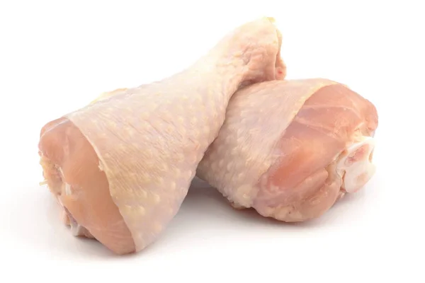 Πόδια Κοτόπουλου Λευκό Φόντο — Φωτογραφία Αρχείου