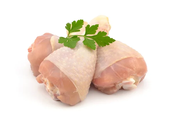 Chicken Legs White Background — Stock Photo, Image