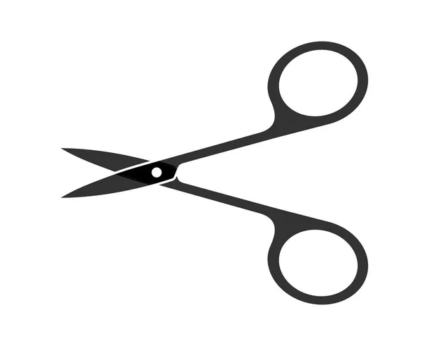 Scissors icon on white background Royalty Free Vector Image