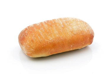 Beyaz bir arka plan üzerinde rulo