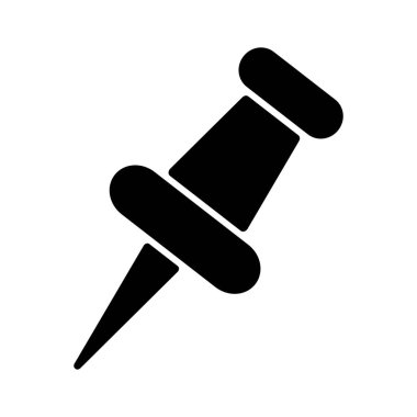 Beyaz zemin üzerine raptiye simgesini