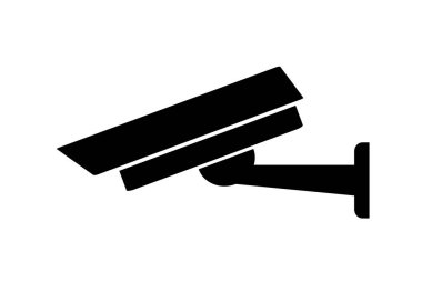 Beyaz arkaplanda endüstriyel kamera simgesi