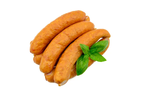 Sausage White Background — Stock Photo, Image