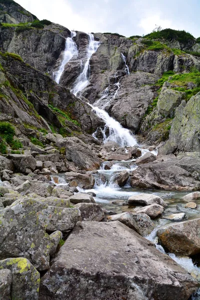 stock image Wielka Siklawa waterfall - Tatry mountains, Poland