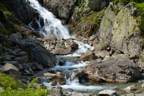 stock image Wielka Siklawa waterfall - Tatry mountains, Poland