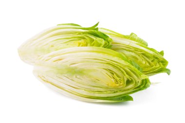 Beyaz arkaplanda hindiba rengi