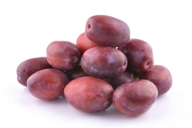 Beyaz arkaplanda erikler