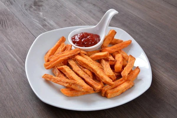 French Fries Plate — Stock Photo, Image