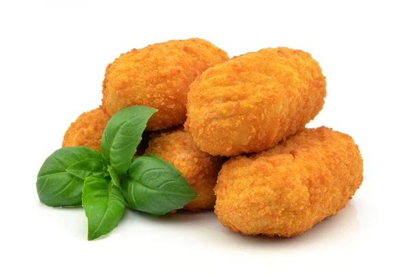 Devolay pirzolaları beyaz arkaplanda izole edildi