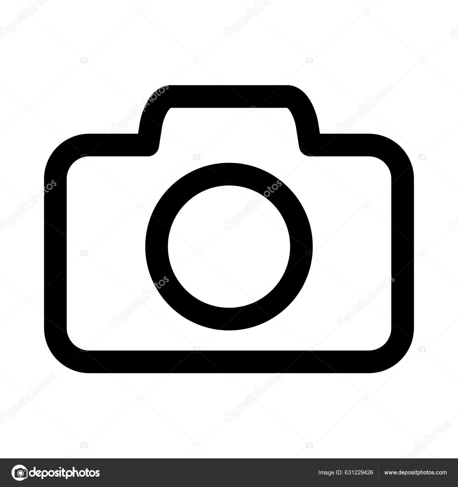 Camera Icon White Background Stock Vector by ©robert6666 631229426