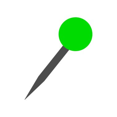 PIN simgesi beyaz arka plan üzerinde