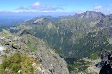 Tatra dağları - Rysy 'den manzara