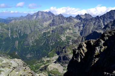 Tatra dağları - Rysy 'den manzara