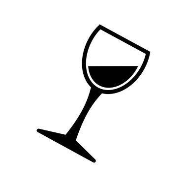 Beyaz arkaplanda cam simgesi