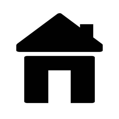 Beyaz arkaplanda ev simgesi