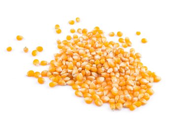 Patlamış mısır. Kavurmak için mısır taneleri