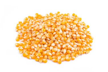 Patlamış mısır. Kavurmak için mısır taneleri