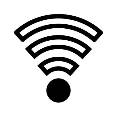 sinyal simgesi beyaz arka plan üzerinde