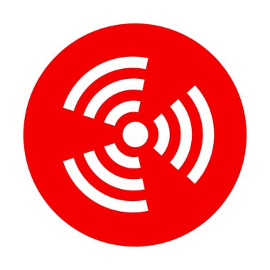 sinyal simgesi beyaz arka plan üzerinde