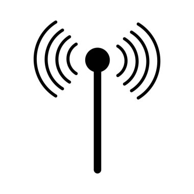 sinyal simgesi beyaz arka plan üzerinde