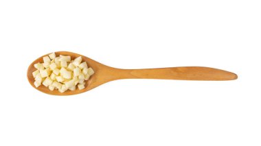 tahta kaşık sarımsak